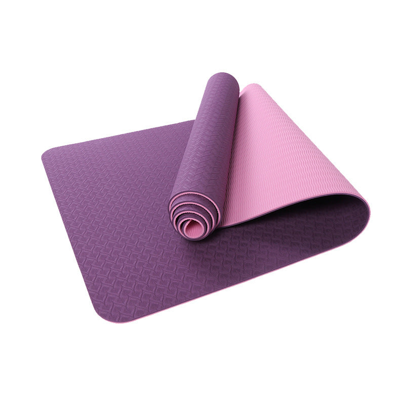 6mm Dual-Color Posture Line Yoga & Fitness Mat