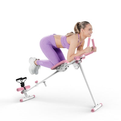 4-in-1 Multi-Function Core Workout Machine – Ab Glider, Rowing, Leg Press & Roman Chair