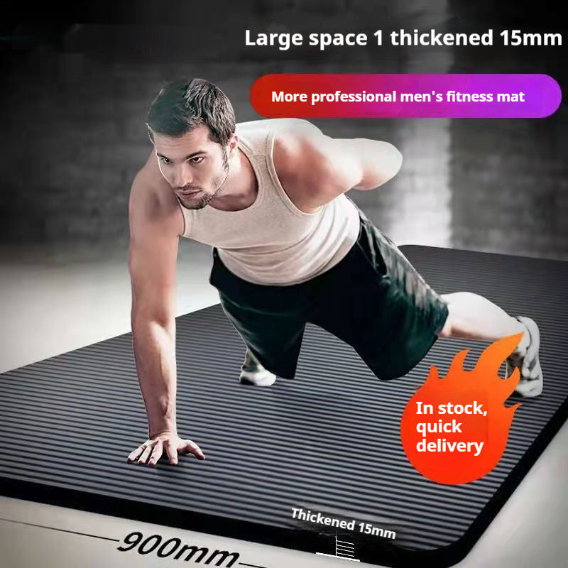 High-Density Fitness Yoga Mat – Non-Slip & Comfortable