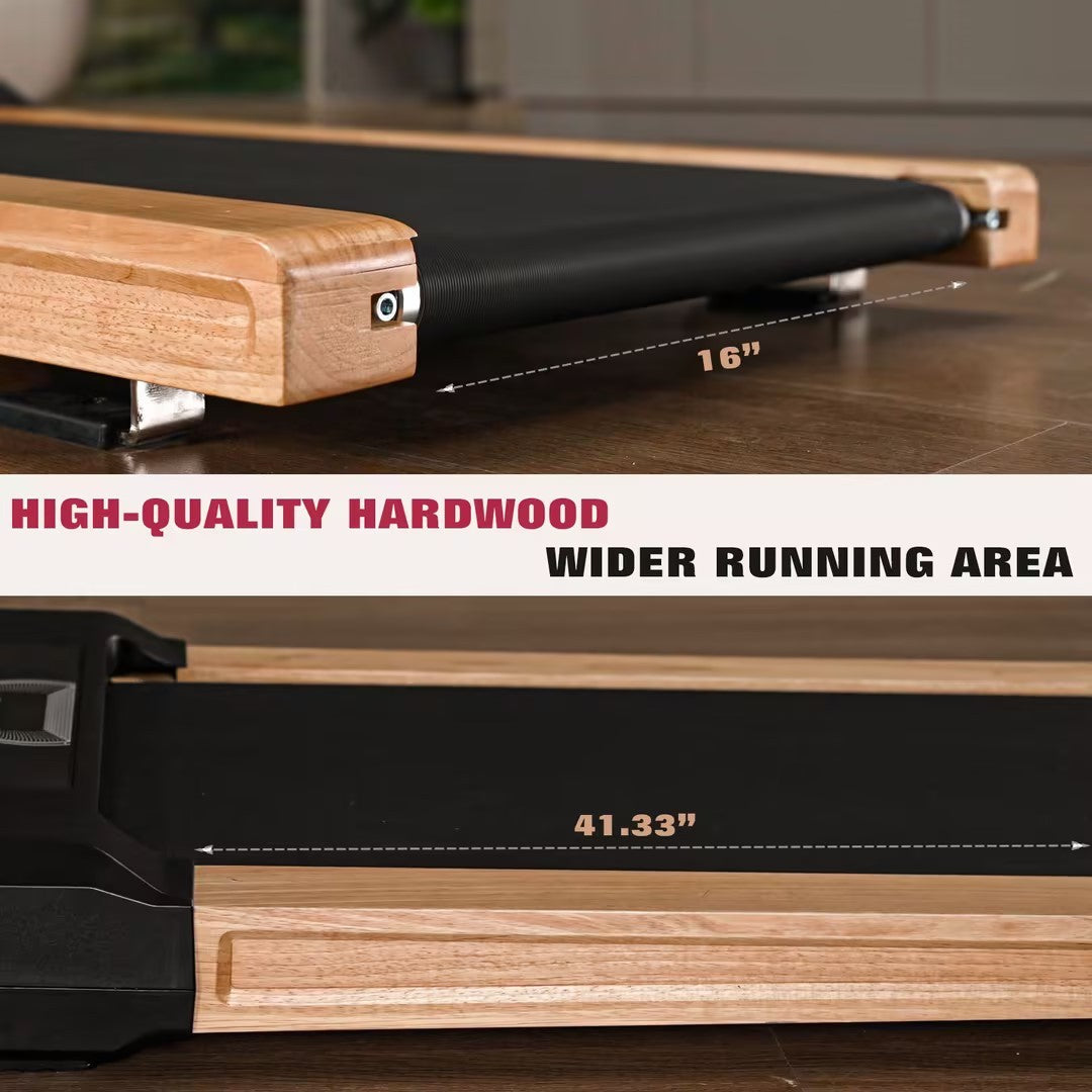 Compact Under Desk Walking Pad Treadmill – 2.5 HP, 0.5-4 MPH, 265 LBS Capacity, Remote Controlled