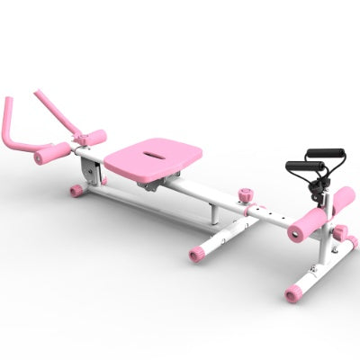 4-in-1 Multi-Function Core Workout Machine – Ab Glider, Rowing, Leg Press & Roman Chair