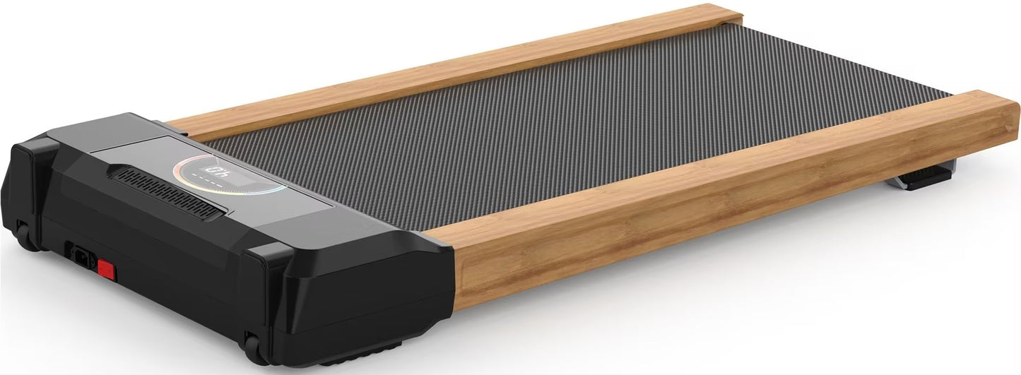 Compact Under Desk Walking Pad Treadmill – 2.5 HP, 0.5-4 MPH, 265 LBS Capacity, Remote Controlled