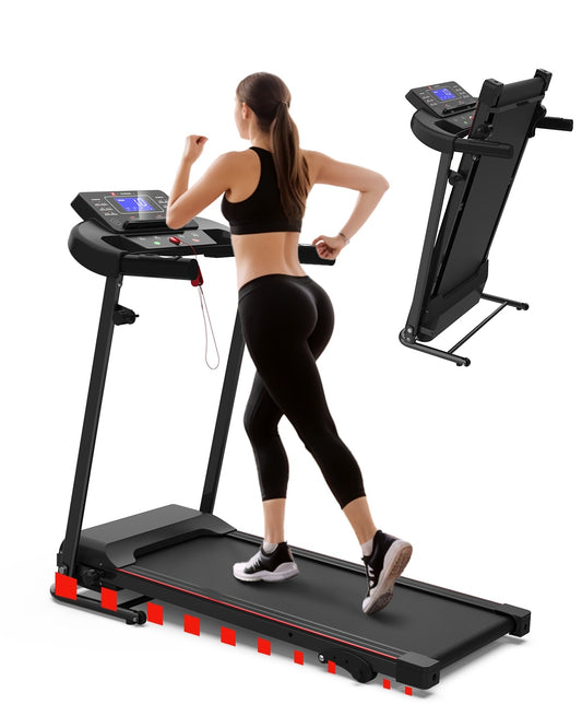 Foldable Home Fitness Treadmill – Compact & Powerful