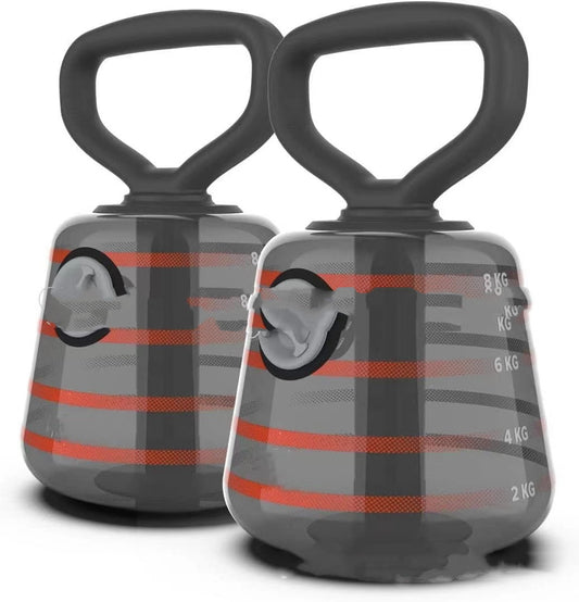 Adjustable Water Bottle Dumbbells – Fitness & Hydration Combo