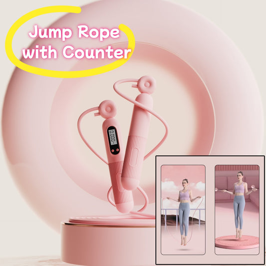 Adjustable Smart Jump Rope with Calorie & Count Tracker